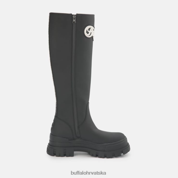 crno Buffalo aspha rain hi gumena čizma vegan |čizme TDD6T726